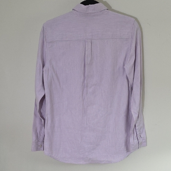 Eddie Bauer Lavender Button Down Shirt - Picture 5 of 7
